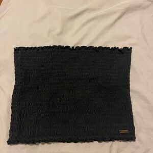 Hollister Black Smocked Tube Top
